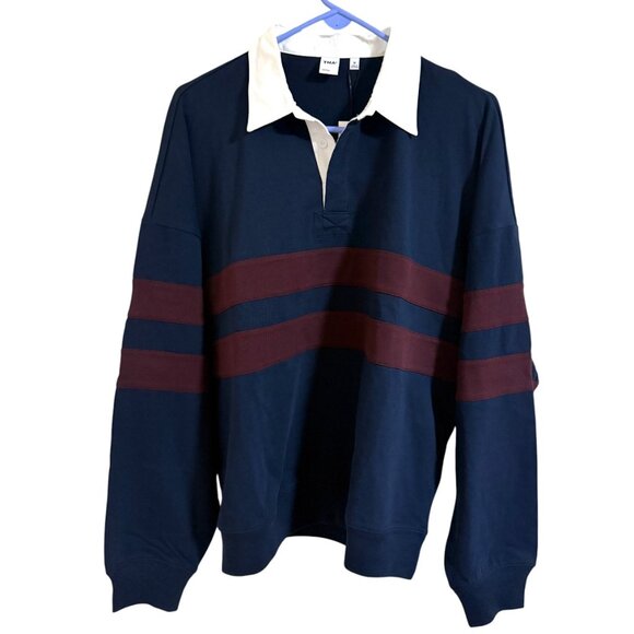 NWT Aritzia TNA Mighty Cotton™ Lomu Polo Longsleeve - Picture 5 of 10